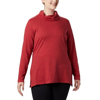 Columbia Canyon Point Cowl Neck Plus Size, Sudaderas Rojos Para Mujer | 310628-NVI